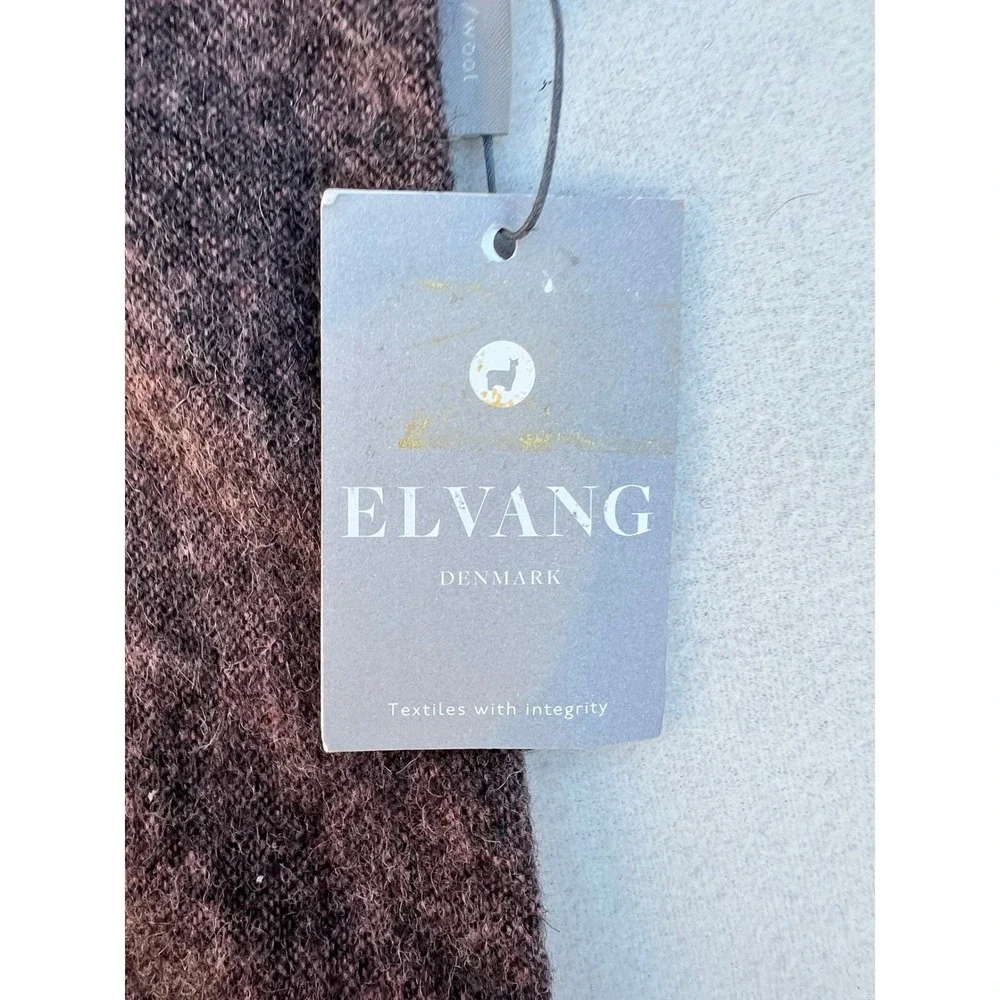 ELVANG DENMARK‎ Plaid Alpaca Wool Sham Pillow Case Cover Berry Grey Pink